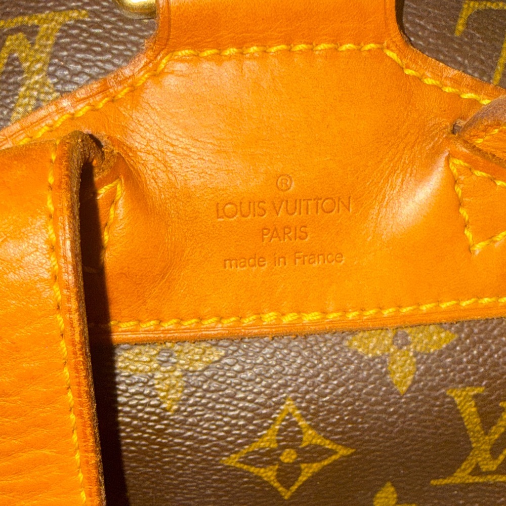 Louis Vuitton Brown and Tan Monogram Backpack - Picture 3 of 9